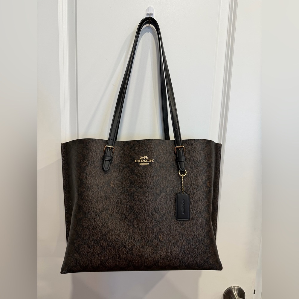 Coach Mollie Tote Bag In Signature Canvas